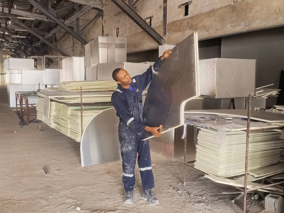 HVAC company in Abuja Nigeria installing air conditioning system